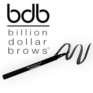 Billion Dollar Brows Liquid Eyeliner Black Waterproof Smudge Proof Felt Tip NWT